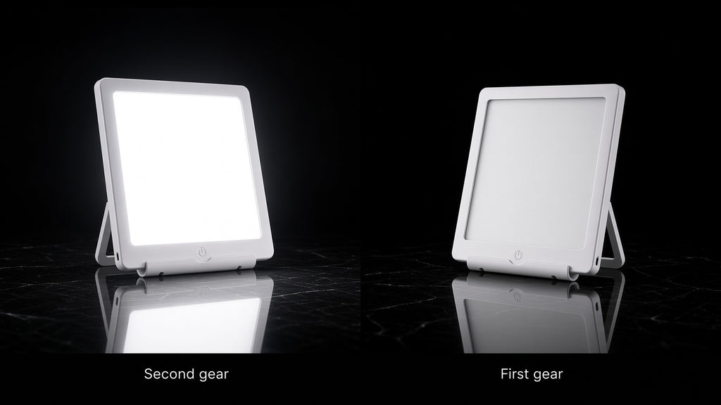 Solar light therapy lamp