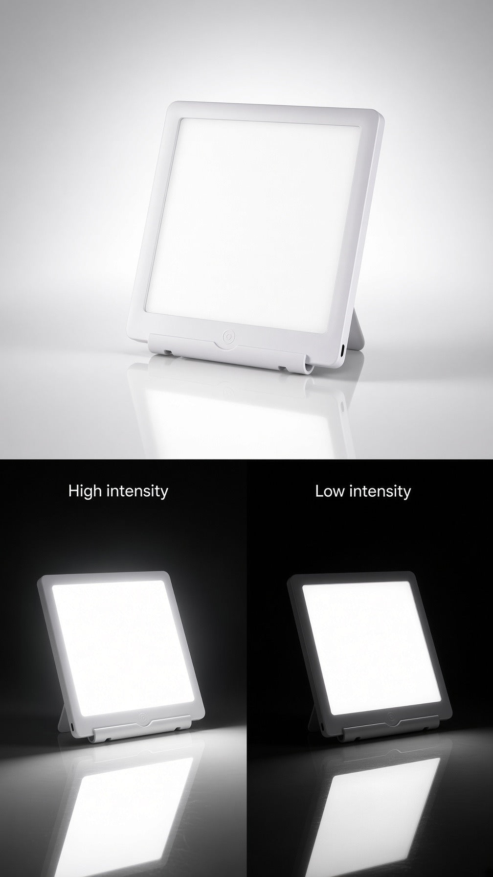 Solar light therapy lamp