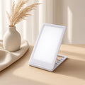 Solar light therapy lamp